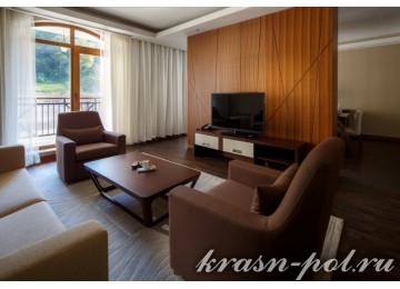 Отель «Sochi Marriott Krasnaya Polyana» Семейный 1-комнатный Улучшенный номер